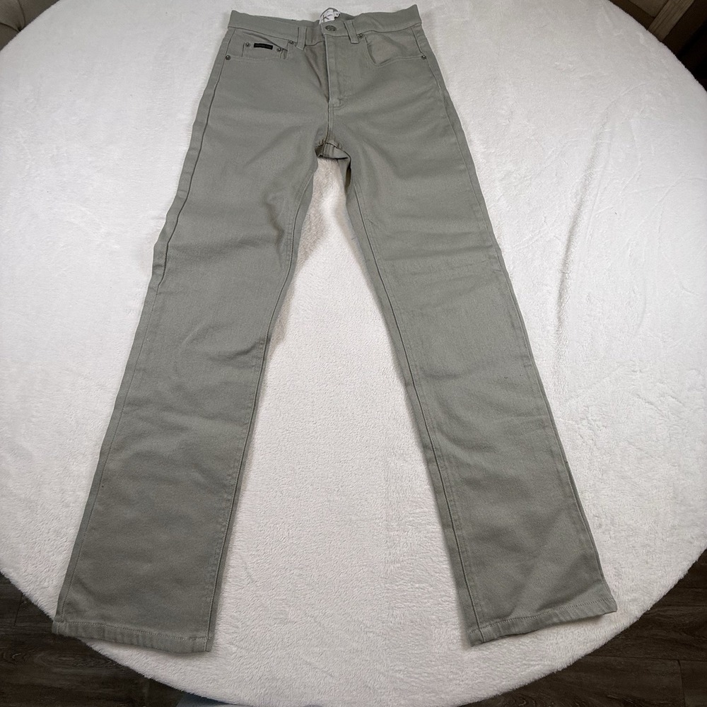 Vintage Calvin Klein Jeans Womens Size 5 Sage Green Straight Leg Denim 90s Y2K